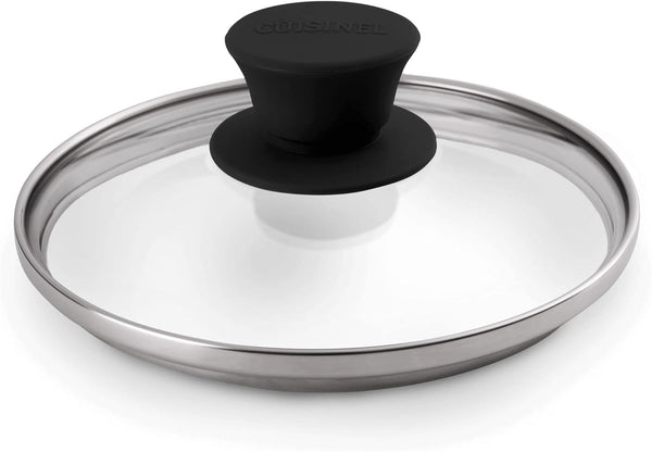 Cuisinel Glass Lid - 6-inch/15.24-cm, Compatible with Lodge, Tempered Replacement Cover for Skillets, Pots, and Pans