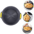 Dark Gray 12-Inch Nonstick Silicone Round Cake Pan