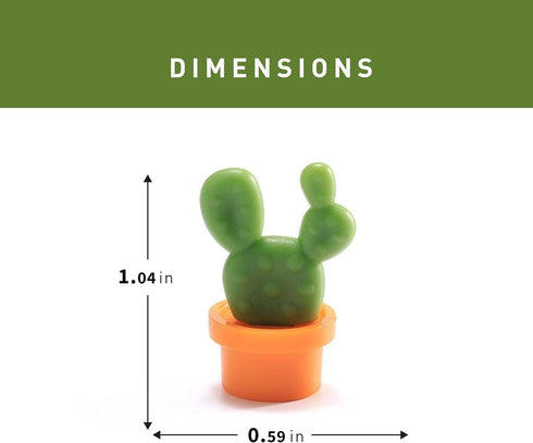 Jolitee 6-Piece Mini Cactus Fridge Magnets - Strong Versatile Magnets for Refrigerators & Cabinets