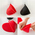 Silicone Oven Mitts - Mini Finger Protector Pot Holder for Cooking, Baking, BBQ, Heat Resistant Gloves, 2 Pairs (Black,