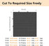 Window Blinds Cordless Blackout No Drill Cut to Size Clip On Stick On Temporary Blinds for Home