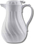 Tablecraft 64 Ounce Insulated Coffee Server, Tea and Hot Water Beverage Dispenser, Swirl Thermal Triple Wall, BPA Free,