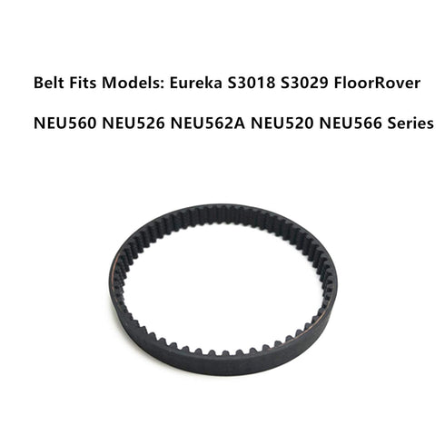Replacement Belt for Eureka S3018 FloorRover Vacuum Cleaner - Fits Models NEU522, NEU529, NEU560, NEU562A, NEU566 (2