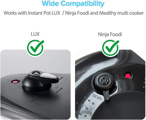 Steam Diverter Pressure Release Valve Accessories for Instant Pot LUX, Ninja Foodi, Crock-Pot Express, Power Pressure