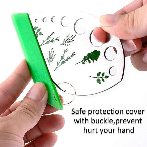 9 2 Destemmer, Trimmer, Herb Stripper Holes, Pcs Herbs Stainless Steel Kitchen Gadgets, Vegetable Leaf Stripping Tool