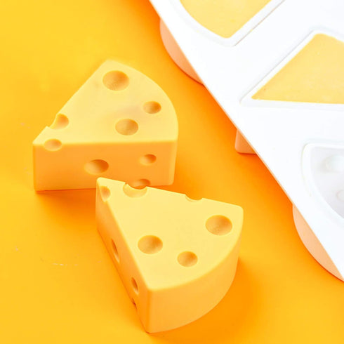 OCPO KITCHEN Cheese Silicone Baking Mold for Mousse Cake, Cheesecake, French Dessert, 3D Cheese Shape (8-Cavity)