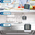 Digital Dual Kitchen Timer for Cooking, 3 Channels Count Down/up Multi Timers, Large-Display Adjustable Alarm Volume