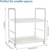 2-Tier Countertop Kitchen Spice Rack Standing Shelf-Bathroom Organizer-Vanity Tray Cosmetic & Makeup Storage,Perfect