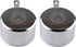 Honey Bear Kitchen 1 Cup Measuring Scoop Cups, Polished Stainless Steel (Set of 2, 240 ml)