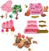 4Pcs/Set Forest Themed Fondant Molds, Animal Tree Trunk Squirrel Mushroom Pinecones Cake Decorating Tool Mold