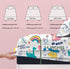 Set Size(3pc) Yasida Cartoon Airplane Bed Sheets Queen Size for Kids Teens Colorful Cartoon Propeller Plane Bed Fitted