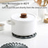 Set of 3 Silicone Trivet Mat - Hot Pot Holder for Table & Countertop, Non-Slip & Heat Resistant, Dark Green