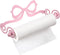 LemonRoad Pink Bow Wall Mount Toilet Paper Towel Holder Coquettish Metal Kitchen Roll