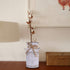 7.5" High Decorative Vase with Unique Heart-Shaped Rope Design, Rustic Decor for Living Room or Kitchen