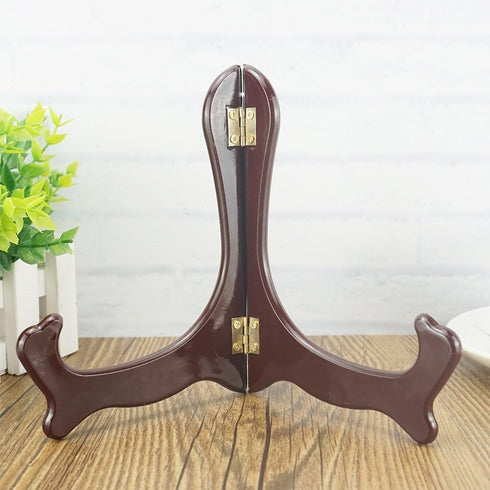 Artliving 7 Inch Wood-like Easels, Set of 4 Plate Stand Holders for Display