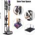 Foho Vacuum Stand for Dyson V15 V11 V10 V8 V7 V6, Metal Storage Bracket Holder for Handheld Vacuum Cleaners