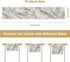 ShiTingYu 13x36 Inch Marble Table Runner Gold Grey Table Dresser Runners Modern Table Coffee Table Runner for Home