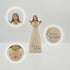 Blossom Bucket Love You More Heart - 6 inch Resin Stone Collectible Angel Figurine
