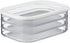 Mepal MODULA Food Storage Boxes with Lid for Salami, Cold Cuts, Turkey, Bologna, BPA Free, 3 X 550ml | 18.6oz, 1 Set