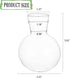 Bulb 1.18 2 Pack Kingbuy Glass Vase with Side-Hole (Hole to Hole Opening Dia.: in) for Replacement Planter Terrarium