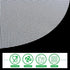 Blulu 8 Pieces Non-stick Round Silicone Dehydrator Sheets, Reusable Mesh Mat for Fruit Dryer