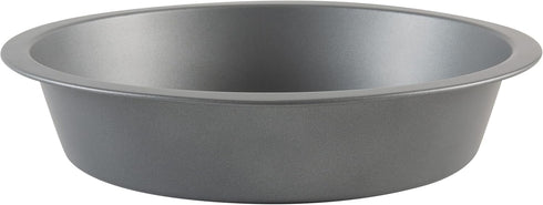 Kitchen Details 9.5 Inch Round Cake Pan, Nonstick, Durable, Easy to Clean, Oven Safe up to 500 Degrees, Gray