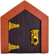 ASVP Shop Alice in Wonderland Mini Door, Decor Resin Statue for Room Decoration and Party Supplies