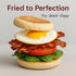 HIC Kitchen Non-Stick Fried and Poached Egg Cooking Rings, Round Shaped, Set of 2, PFOA and BPA Free