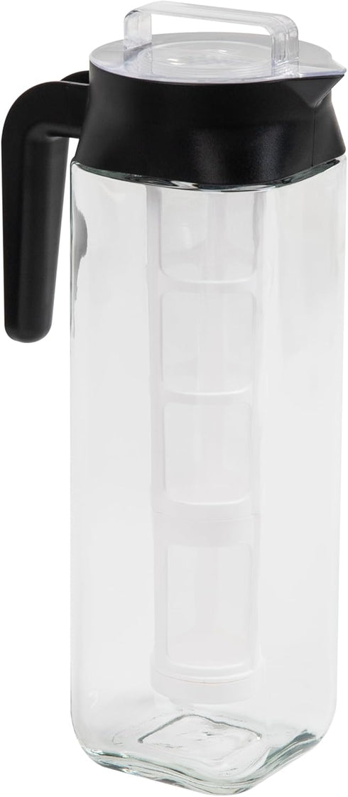 Cold Brew Coffee Maker, Borosilicate Glass, Heat-Resistant Handle, 1.625 Liter, Clear