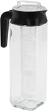 Cold Brew Coffee Maker, Borosilicate Glass, Heat-Resistant Handle, 1.625 Liter, Clear