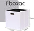 Cube Storage Bins 13×13 Polyester Foldable Box, Set of 4 Large Capacity Organization Baskets for Closet Shelf, Cabinet,