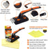 Set 1 2 1 Proud Grill Q-Swiper XL Steam-Clean BBQ Grill Cleaner - Bristle & Wire-Free Brush with Scraper, Kevlar Steam