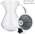 Pour-over coffee maker, pour over coffee maker with filter Glass drip coffee maker Filter pot with scale Suitable for office home use by Natudeco