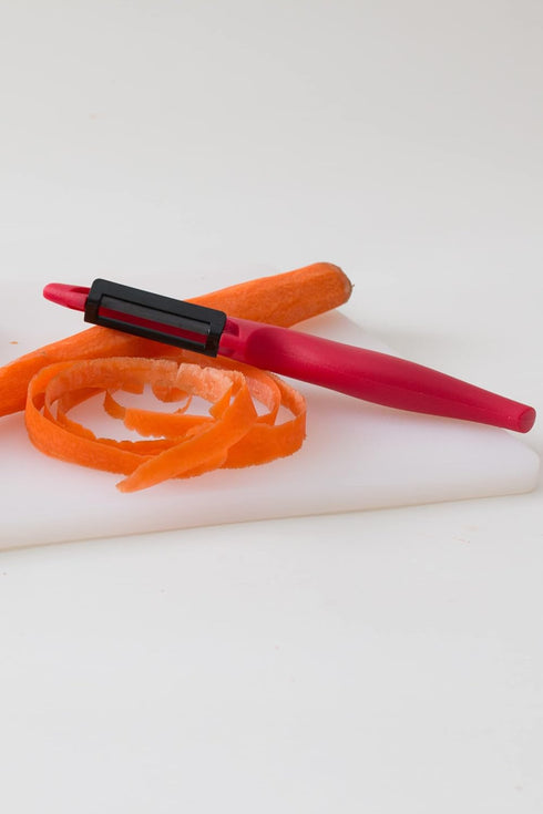 Cestari Kitchen Best Vegetable Peeler, Limited Edition Red Ceramic Veggie Peeler
