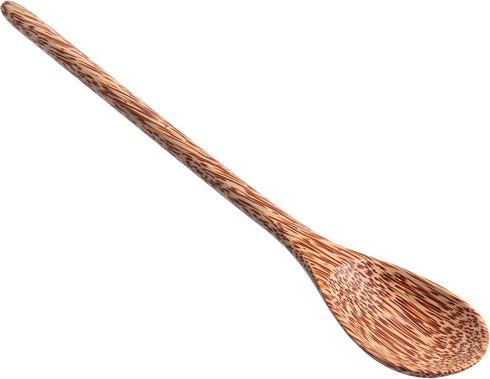 Restaurantware Coco Casa 14.3 Inch Handmade Serving Spoon, 1 Greaseproof Coconut Spoon for Hot and Cold Foods