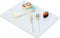 Murrey Home Glass Cutting Board for Kitchen Counter - Tempered Glass Chopping Board, Dishwasher Safe, Small Clear Tray,