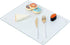 Murrey Home Glass Cutting Board for Kitchen Counter - Tempered Glass Chopping Board, Dishwasher Safe, Small Clear Tray,