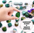 Hilitchi Green Agate Stone Tumbled Stones for Plants, Cacti & Succulents Bedding, 1lb (455g) Bag
