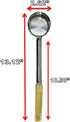 Stainless Steel Portion Control Serving Spoons Combo Packs (2oz, 3oz, 4oz Solid)