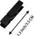 Wooden Clothes Pins - 100pcs 1.3 Inch Black Small Chip Clips with 33 Feet Jute Twine for Heavy Duty Use