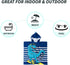 Hooded Microfiber Beach Towel for Kids - Fun Designs for Pool Days