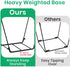 Leaf Bag Holder Collapsible Trash Bag Holders Stand for Outdoor Metal Waste Bags Frame for Garage Yard Lawn Camping