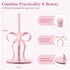 3D Pink Bow Paper Towel Holder Coutertop - Bow Accent Paper Towel Holder, Pink Kitchen Decor and Accessories, Coquette