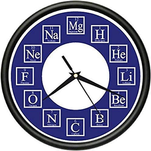 SignMission Chemistry Wall Clock - Science Chemicals Teacher Gift