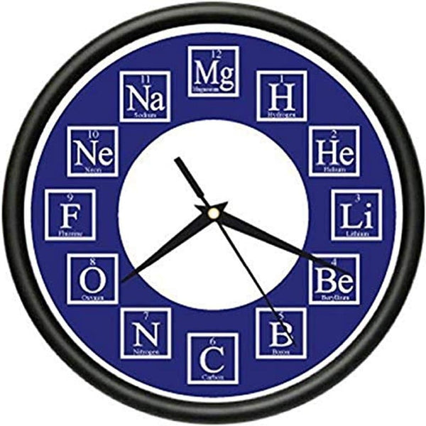 SignMission Chemistry Wall Clock - Science Chemicals Teacher Gift