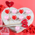 Fangoo 110 Pieces Red Pink Acrylic Heart Gems, Valentine's Day Decor Heart Rocks for DIY Crafts Engagement