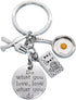 PHAETON 20PCS Kitchen Home Cooking Key Ring, Small Charm Chef Keychain Baking Accessories for Kitchen Lovers