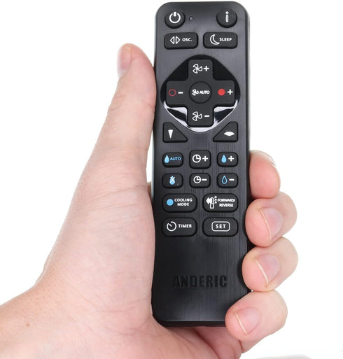 Anderic Replacement Remote for Dyson TP05 Fan Pure Cool, Replaces 969154 Remote (Universal with Learning)