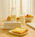 Countertop,7.6" 3.3" 1 Butter Dish with Lid,WERTIOO Butter Dish With Lid for x Butter Tray,Butter Holder