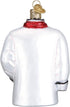 Old World Christmas Chef's Coat Glass Blown Ornament for Christmas Tree, 4x4